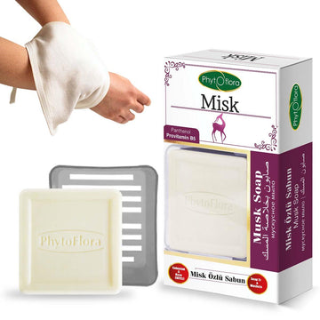 Musk Soap with Turkish Loofah 125 gr